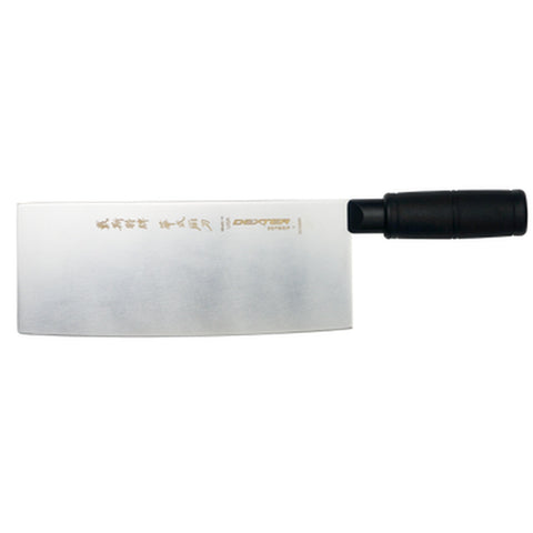 Dexter Russell SG5888B-PCP SofGrip 8" x 3 1/4" Chinese Chef's Knife with Black Handle