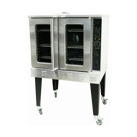 Serv-Ware SGCO-1 Single Deck Full Size Gas Convection Oven (54,000 BTU)