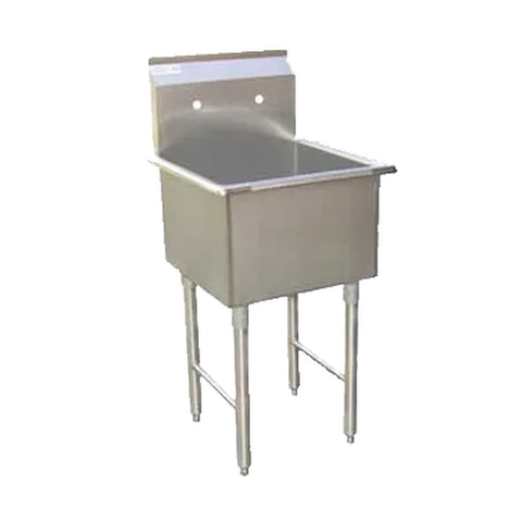 GSW USA SH24241P One-Compartment Prep Sink, 27-1/8"W x 27-1/2"D x 45"H