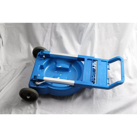San Jamar SICART60 Saf-T-Ice Cart for 6-Gallon Totes, Blue