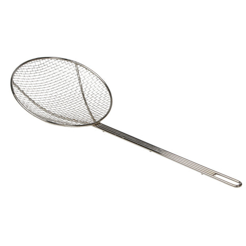 Libertyware SKM8W 8" Round Medium Mesh Chrome Plated Steel Skimmer