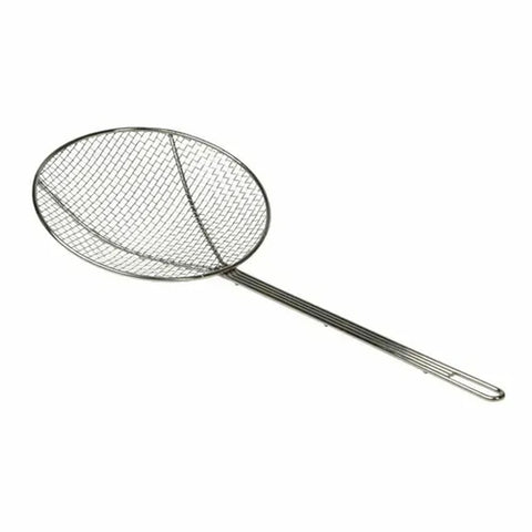 Libertyware SKM9W 9" Round Medium Mesh Chrome Plated Steel Skimmer