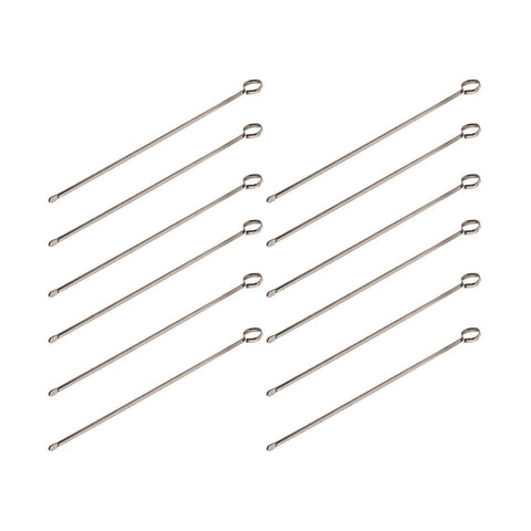 Winco SKO-12 12-Inch Stainless Steel Oval Skewer, Pack of 12