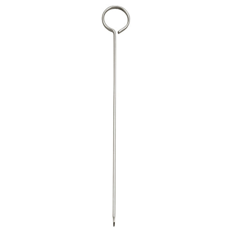 Winco SKO-8 8-Inch Stainless Steel Oval Skewer with Ring Handle