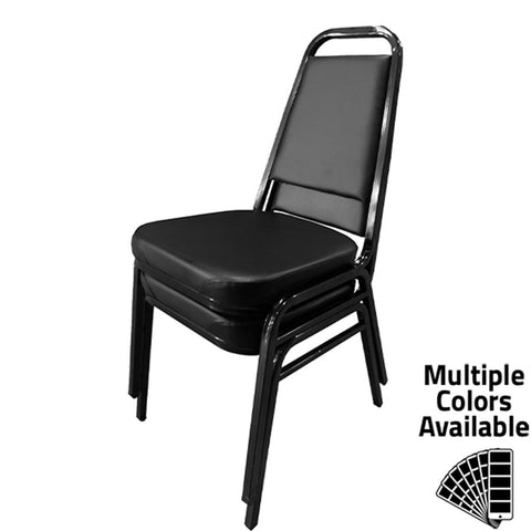 Oak Street Manufacturing SL2082-BLK Standard Stack Chair