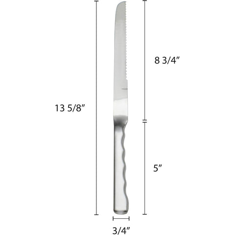 Thunder Group SLBF014 Stainless Steel Slicer Knife 13-1/2"