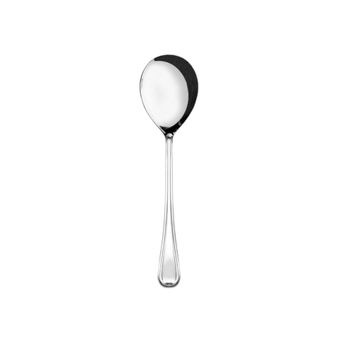 Thunder Group SLBF105 9-3/4" Solid Luxor Serving Spoon, 18/8 Stainless Steel