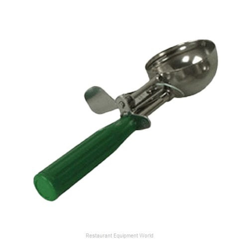 Thunder Group SLDS012 #12 Thumb Press Disher, 2-2/3 oz, Green Handle