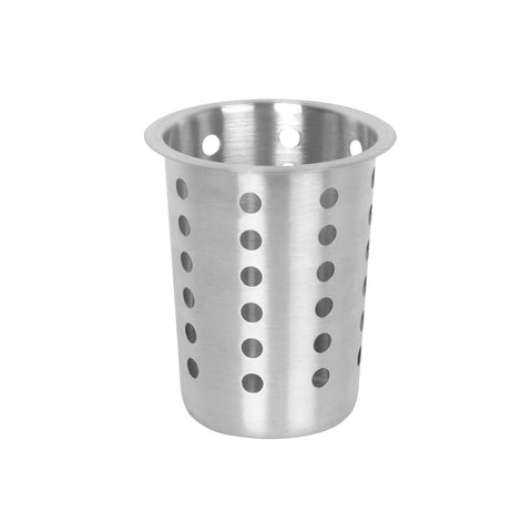 Thunder Group SLFC001 Stainless Steel Perforated Flatware Cylinder
