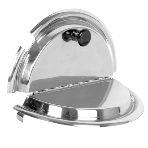 Thunder Group SLIC002 11 Qt. Hinged Stainless Steel Inset Cover