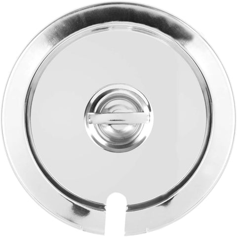 Thunder Group SLIP007 7 Qt. Slotted Stainless Steel Inset Cover