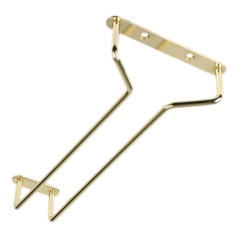 Thunder Group SLKGH010 10" Brass-Plated Wire Glass Hanger