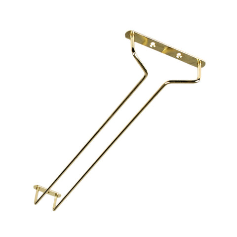 Thunder Group SLKGH016 16" Brass-Plated Wire Glass Hanger