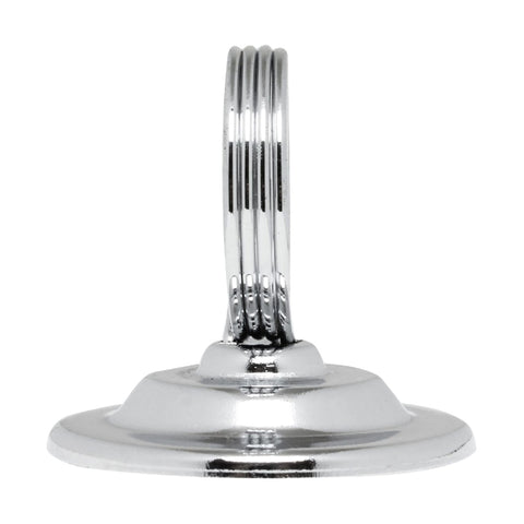 Thunder Group SLMH002 Ring Style Menu/Card Clip Holder, 2-1/2" Stainless Steel