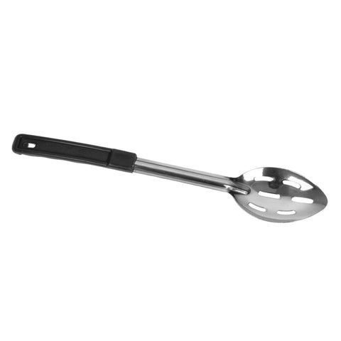 Thunder Group SLPBA312 15-Inch Slotted Basting Spoon with Black Bakelite Handle, Stainless Steel