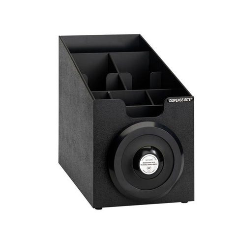 Dispense-Rite SLR-SCL-1BT Countertop Cup, Lid and Straw Dispensing Cabinet