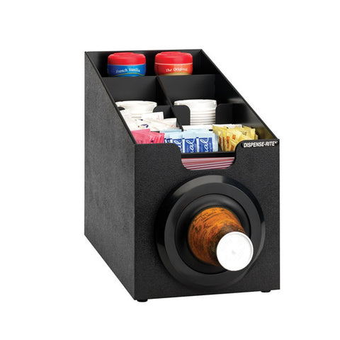 Dispense-Rite SLR-SCL-1BT Countertop Cup, Lid and Straw Dispensing Cabinet