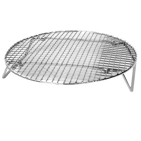 Thunder Group SLRACK1734 Round Nickel-Plated Steam Rack 17-3/4"