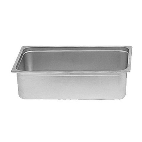 Thunder Group SLRCF111 Dripless Stainless Steel Water Pan for Full Size 8 Qt. Chafers