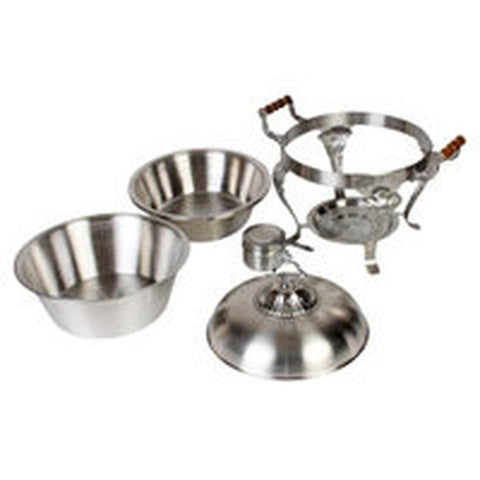 Thunder Group SLRCF8632 5 Quart Round Chafing Dish with Lift-Off Dome Cover