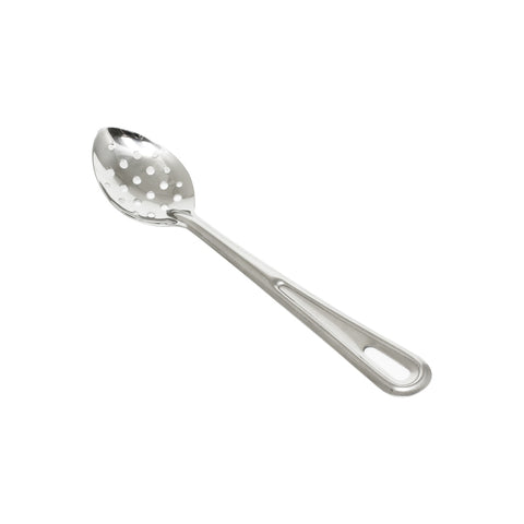 Thunder Group SLSBA113 11" Perforated Basting Spoon with Stainless Handle