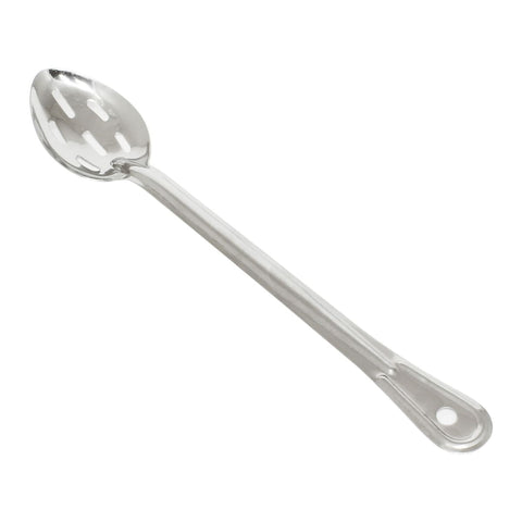 Thunder Group SLSBA312 15" Slotted Stainless Steel Basting Spoon