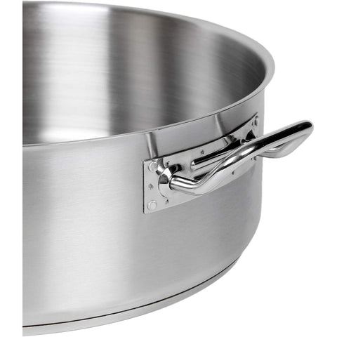 Thunder Group SLSBP025 25-Quart Stainless Steel Brazier with Cover