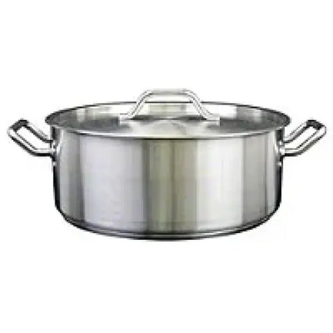 Thunder Group SLSBP030 - 30 Qt. Stainless Steel Brazier with Lid