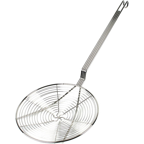 Thunder Group SLSKS009 Nickel-Plated Spiral Wire Skimmer, 9 Inch
