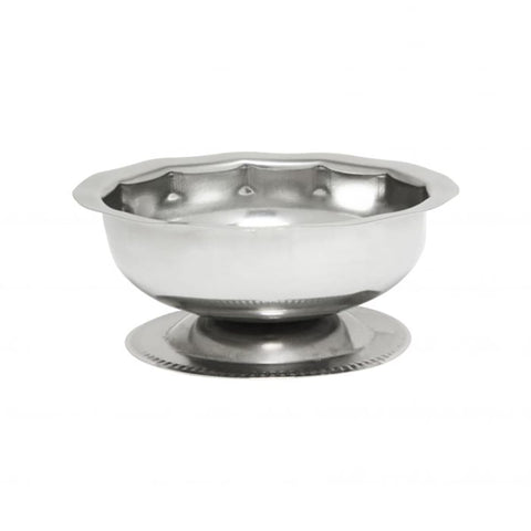 Thunder Group SLSSD003 3.5 oz Footed Stainless Steel Sherbet Dish