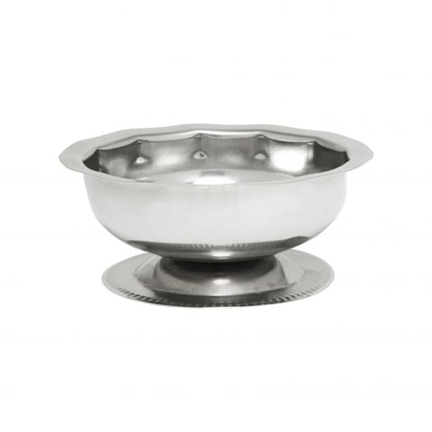 Thunder Group SLSSD003 3.5 oz Footed Stainless Steel Sherbet Dish