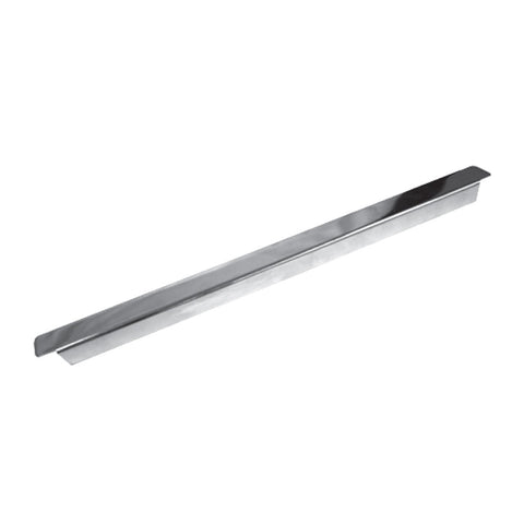 Thunder Group SLTHAB012 12" Grooved Stainless Steel Adapter Bar