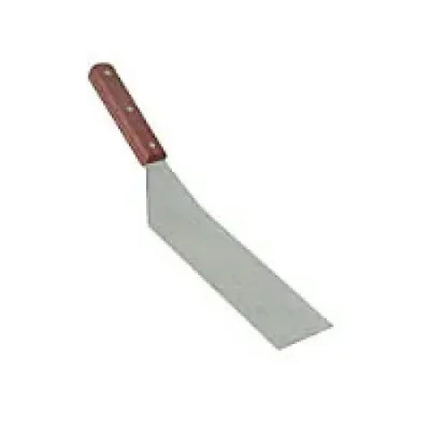 Thunder Group SLTWBT210 Stainless Steel Solid Turner with Wood Handle