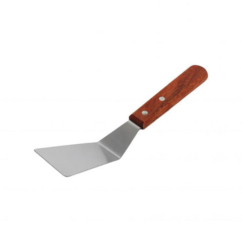 Thunder Group SLTWPS003 Pizza Server with 3" x 5" Square Blade and Wood Handle, Stainless Steel