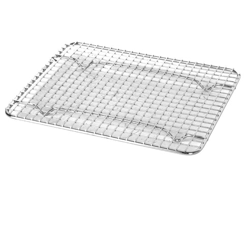 Thunder Group SLWG002 Half-Size Chrome-Plated Wire Pan Grate, 8" x 10"