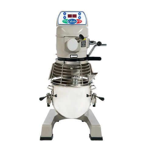 Globe SP10 10 Qt Bench Planetary Mixer with Timer and #12 Hub