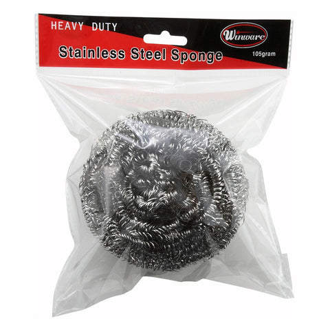 Winco SPG-105 Stainless Steel Scrubbing Sponge, 105 Gram