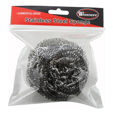 Winco SPG-50 Stainless Steel Scrubbing Sponge 50 Gram