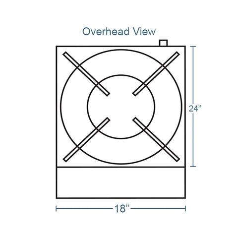 Southbend (Middleby) SPR-1J Single-Burner Stock Pot Range, 120,000 BTU
