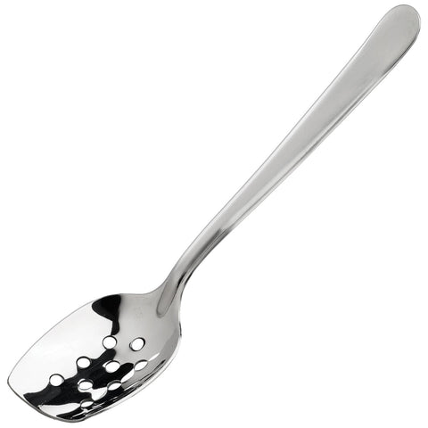 Winco SPS-P8 Slanted Perforated Plating Spoon, 8"