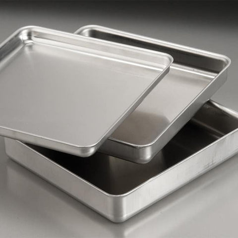 American Metalcraft SQ820 8" x 8" x 2" Heavy Weight Aluminum Square Deep Dish Pizza Pan