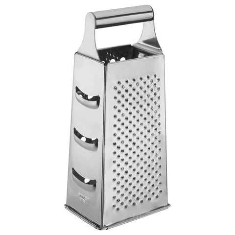Winco SQG-1 Tapered Box Grater, 4 x 3 x 9 in., Stainless Steel