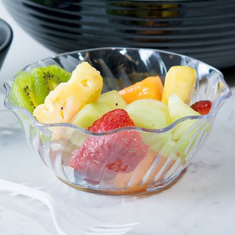 Cambro SRB13CW135 Camwear 13 oz. Clear Polycarbonate Swirl Bowl