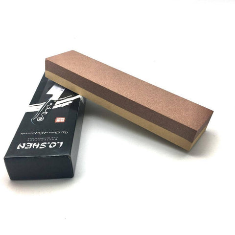 Master Grade SS-1000 I.O. Shen Aluminum Oxide Dual-Grit Sharpening Whetstone