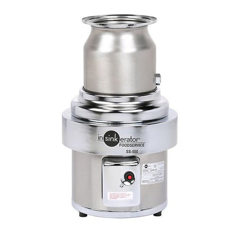 InSinkErator SS-500 Large Capacity Foodservice Disposer - 5 HP Commercial Waste Disposer