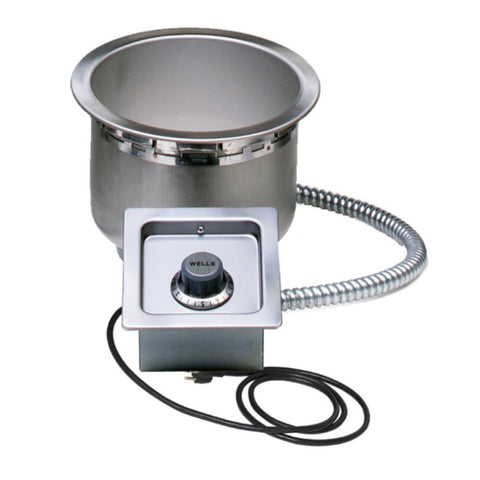 Wells SS-8TDU 7 qt Drop-In Round Hot Food Well with Thermostatic Controls, 120V
