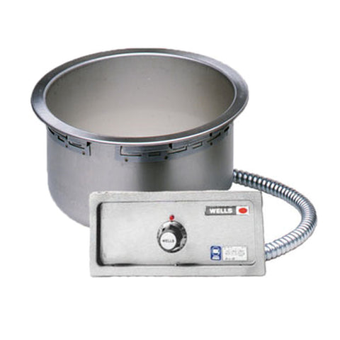 Wells SS-8TDU 7 qt Drop-In Round Hot Food Well with Thermostatic Controls, 120V