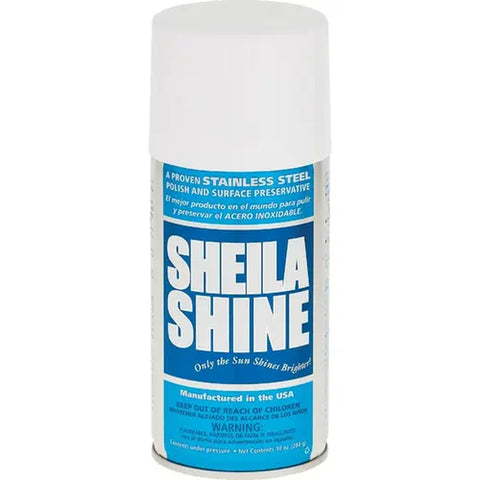 Sheila Shine SS-10 Stainless Steel Cleaner and Polish Aerosol, 10 oz (12/Carton)