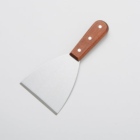 American Metalcraft SSC19 Stainless Steel Grill Scraper with Wood Handle