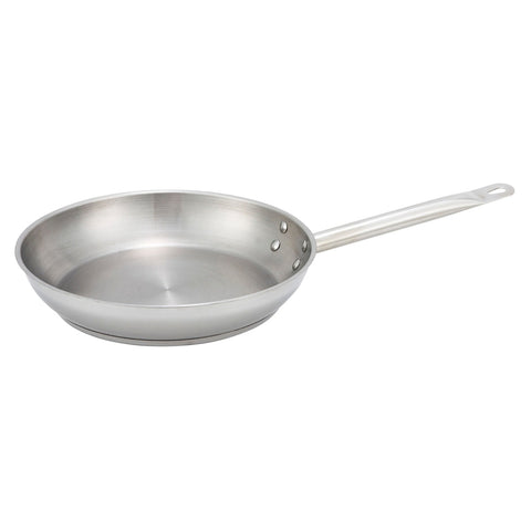 Winco SSFP-8 8" Commercial-Grade Stainless Steel Fry Pan